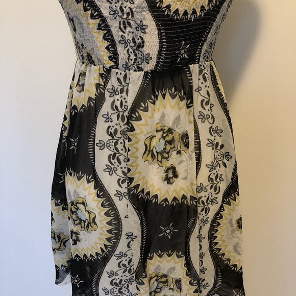 Free People Sheer Floral Spaghetti Strap Dress, M - Picture 5 of 6